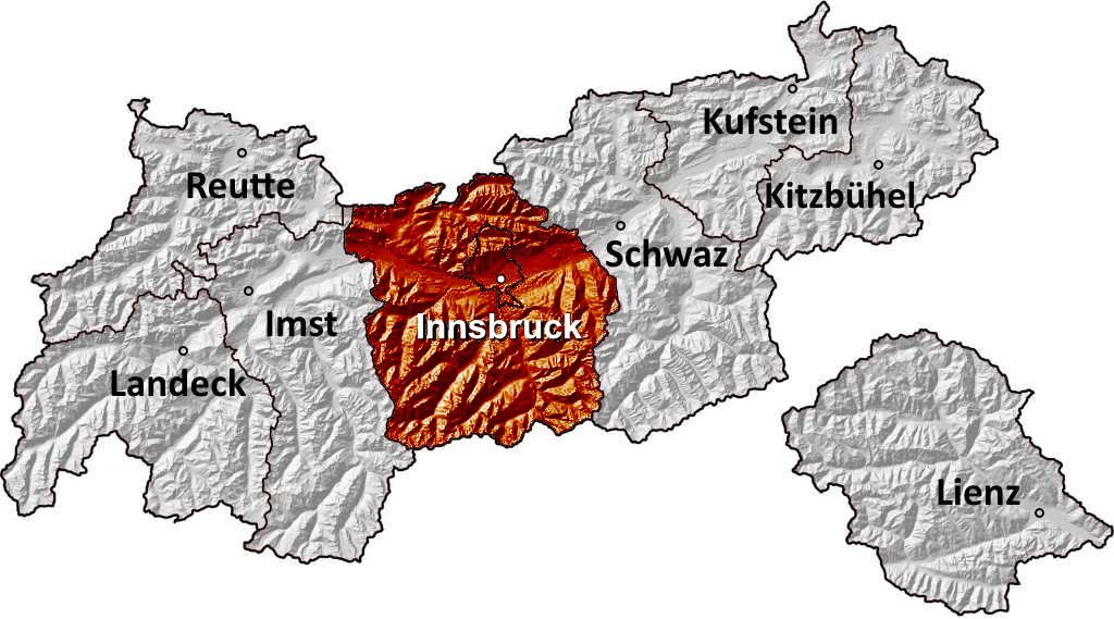 Webcams in den Tiroler Regionen und Bezirken