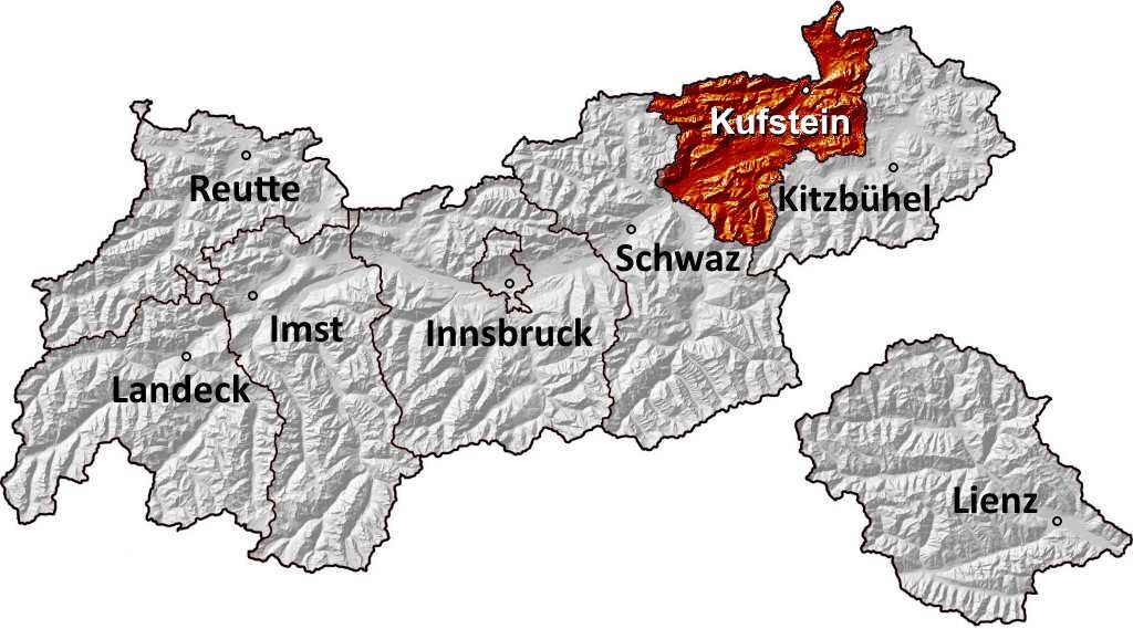 Webcams in den Tiroler Regionen und Bezirken