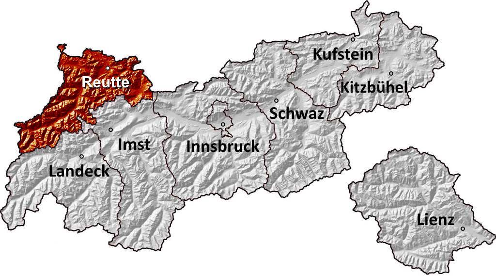 Webcams in den Tiroler Regionen und Bezirken