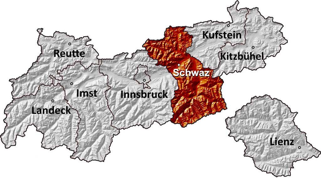 Webcams in den Tiroler Regionen und Bezirken